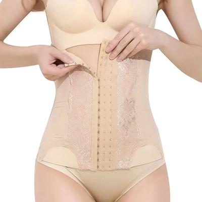 Ladies Postpartum Belly Waist Trainer Women's Steel Boned Waist Cinchers Slimming Modeling Strap Belt Corset Shapewear