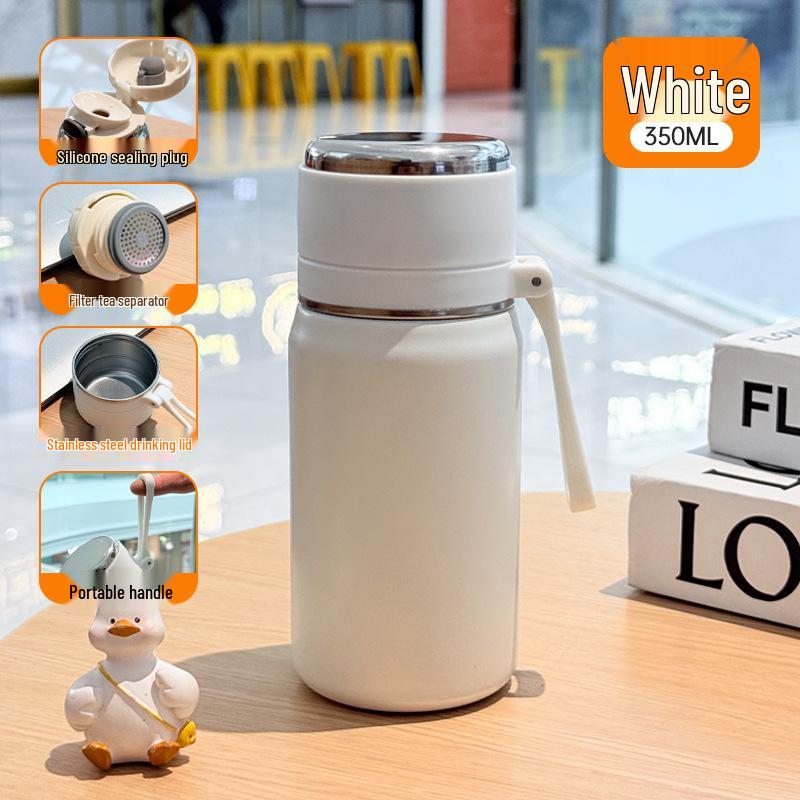 High-Quality 316 Stainless Steel Bullet-Shaped Thermos with Portable Lanyard