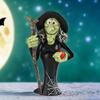 Halloween Resin Sculpture Spooky Witch Black Cat Pumpkin Ghost Horror Resin Figurines Table Centerpiece Halloween Decoration