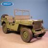 Welly 1/36 JEEP 1941 Willys MB Alloy Tactical Truck Armored Car Model Diecast Military Transport Off-road Vehicle Model Kids Toy
