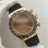 Black 39mm Stainless Steel Watch Case Strap Suitable for 29.5mm Dial Can Be Equipped with VK63A Movement Sapphire Mirror 5ATM 7