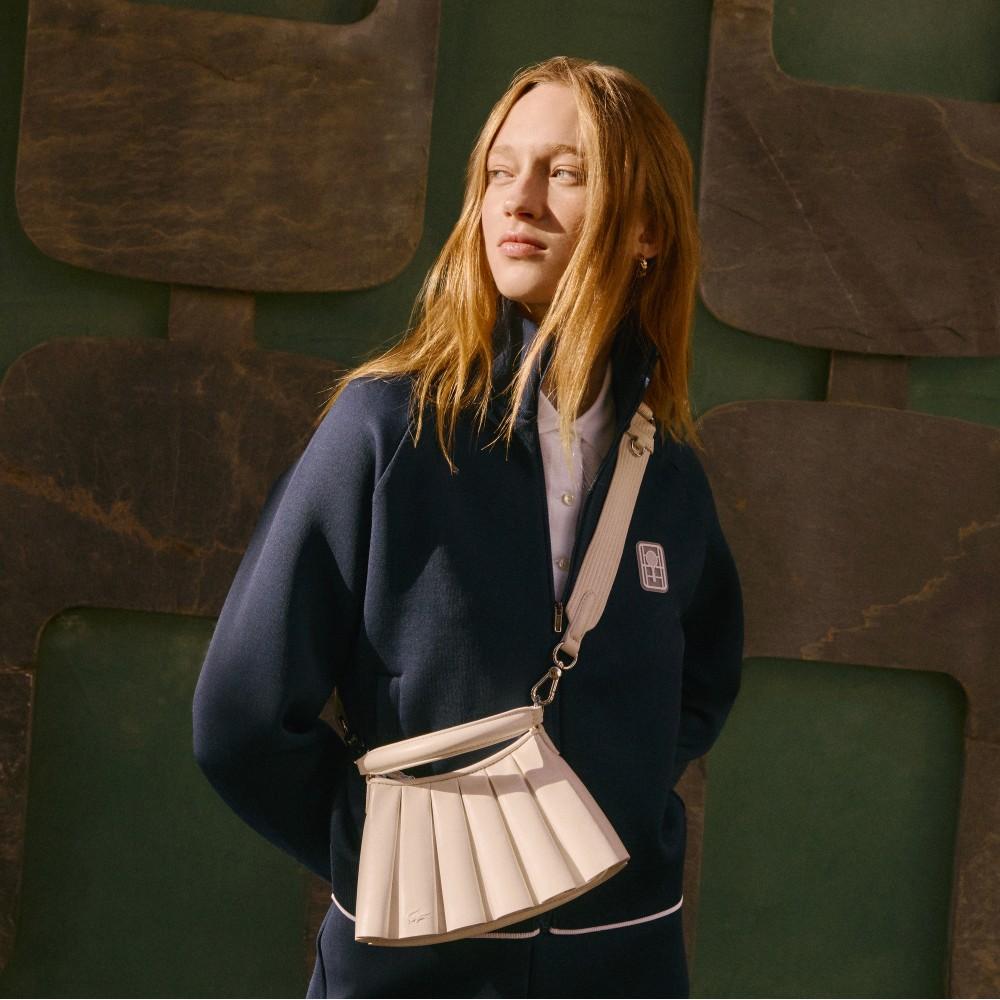 [lacoste] Женская толстовка на молнии с принтом Tennis Heritage SF0228-56G166 36