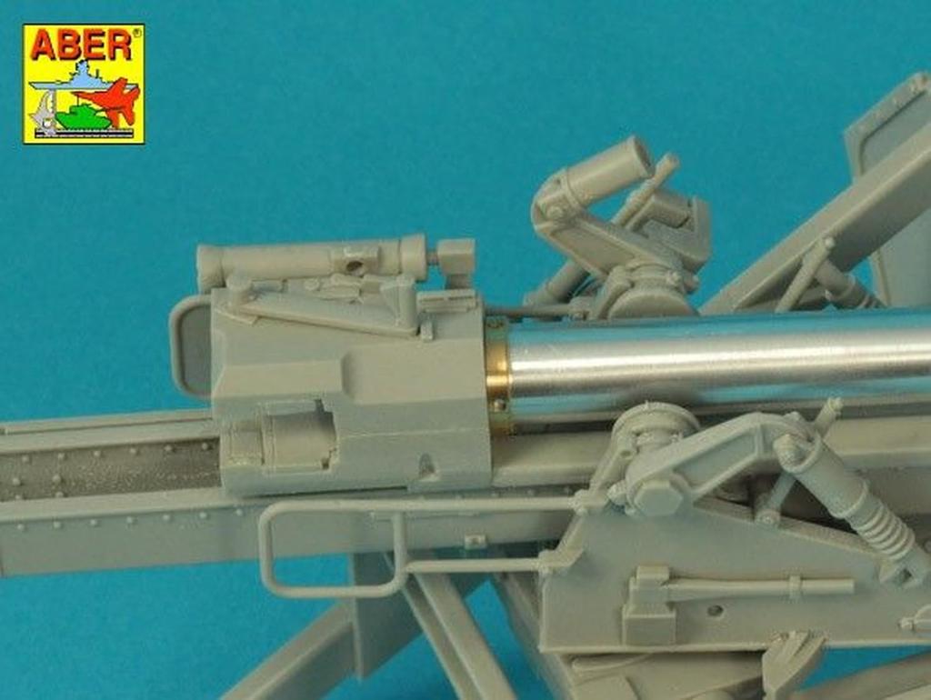 ABER German Pak40 Barrel Without Muzzle Plastic Model Parts 16L29 1/16 7.5cm Brake, (tank)