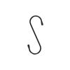 Takagi Pack of 40 Hooks X 20 for Small Load Capacity Made In S-Hooks, Medium, 150mm, Black, (2 Bags), Items, Hanging, Organizing, 12kg, Black, Japan.
