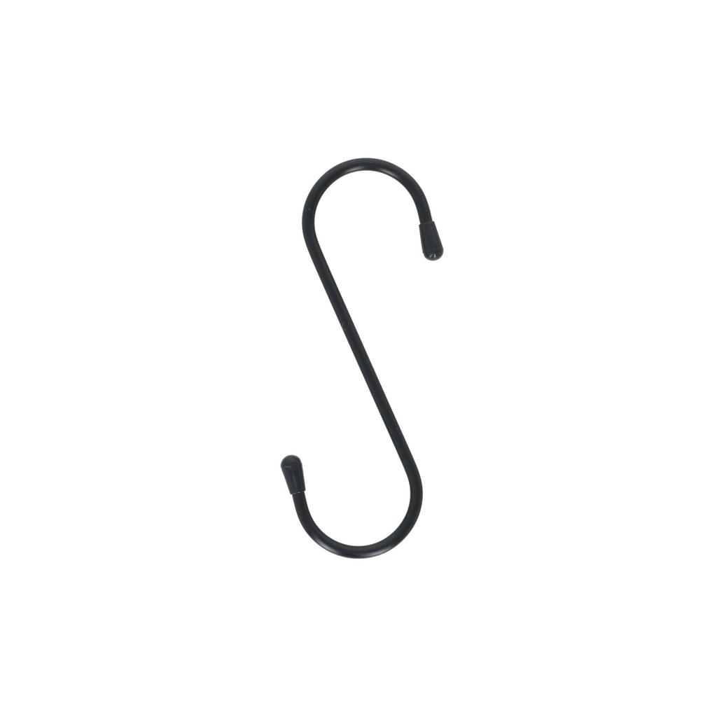 Takagi Pack of 40 Hooks X 20 for Small Load Capacity Made In S-Hooks, Medium, 150mm, Black, (2 Bags), Items, Hanging, Organizing, 12kg, Black, Japan.