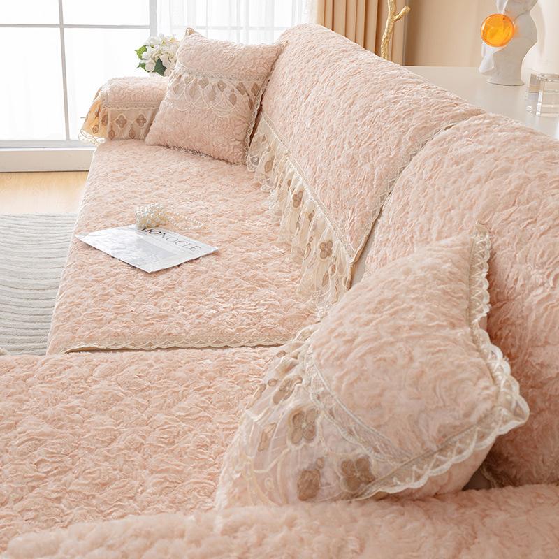 Sofa Cushion Non-slip Thickened Autumn and Winter Sofa Cover Simple Modern Cushion Leather Sofa Towel Cover Cloth Towel
