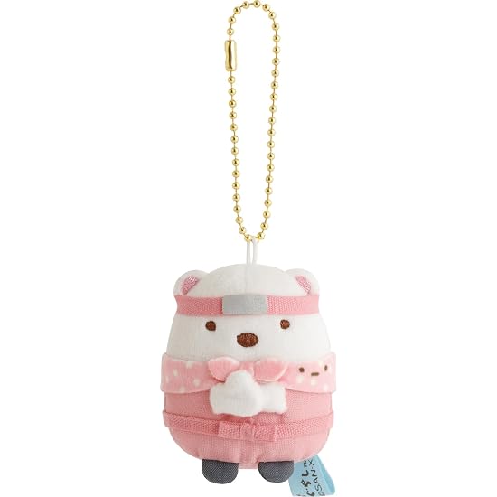 MV74701 Sumikko Gurashi "Ninja" Nin-Nin! Hanging Plush Toy Shirokuma