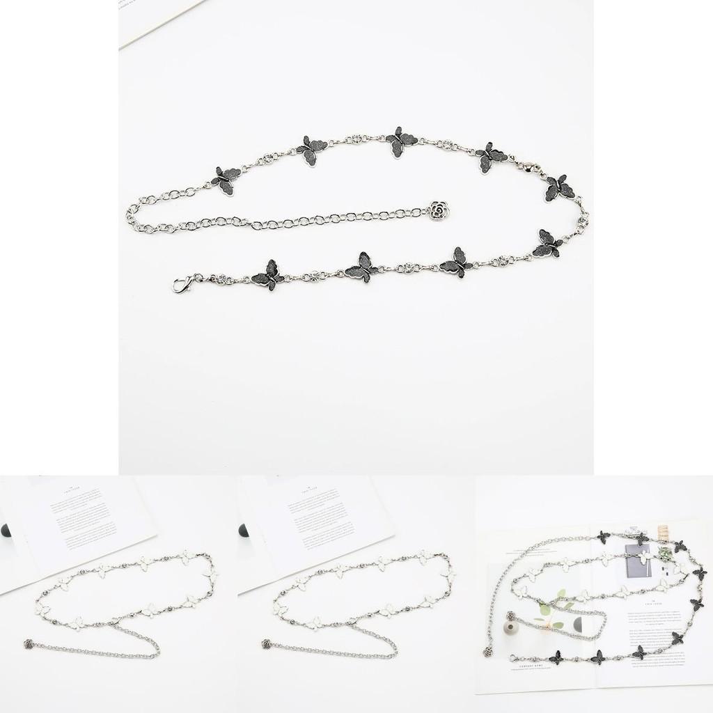 Fashion Metal Butterfly Design Women Waist Chain For Dress And Shirt Styling