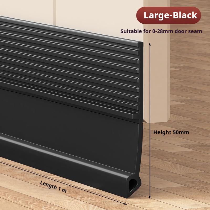 1pc 1m/39.37in Door seam windproof strip, door bottom sealing strip, baffle, door frame, glass door, windproof