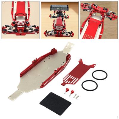 RC Car Chassis Aluminum for 244016 CNC Machined Bottom Board 1/24 Scale Precision Accessories