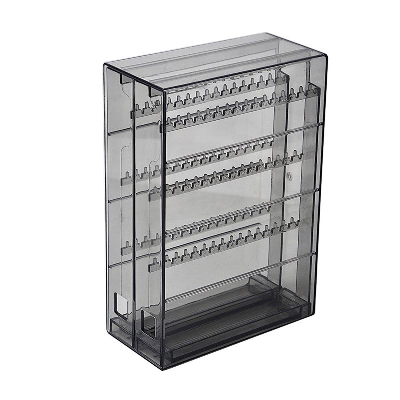 

Многослойные шкатулки-органайзеры для украшений с несколькими секциями, элегантный держатель для украшений для эффективной организации серый