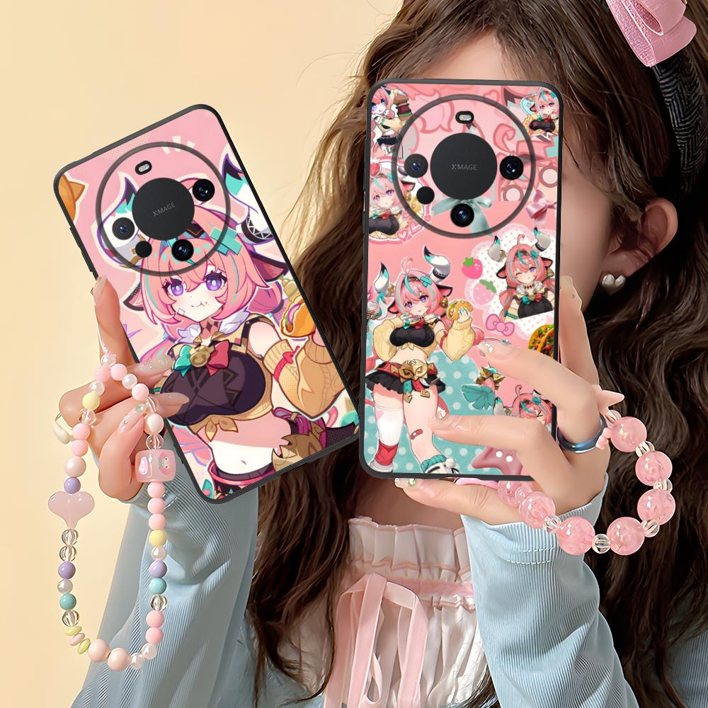 Game GI Varesa Matte TPU Mobile Phone Case for Huawei Mate 60 50 40 30 20 10 Pro Plus Lite E 5G Colorful Printing Cover