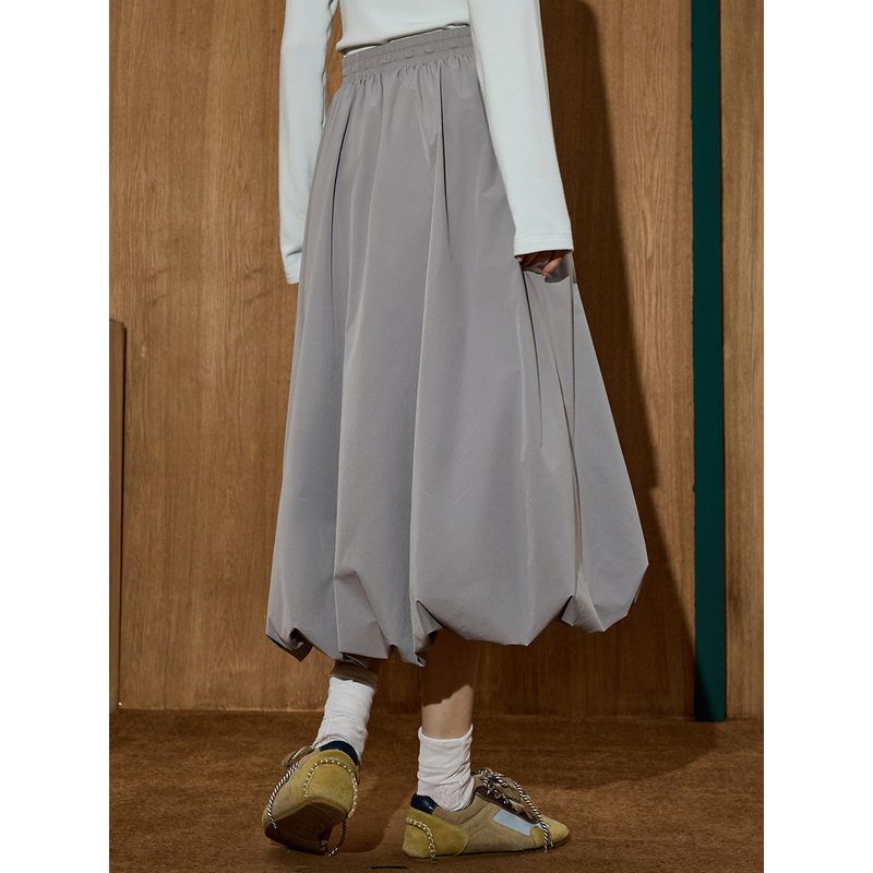 Coolhut2025 Autum Women's Fashionable American Sports Retro Loose and Versatile Skirt