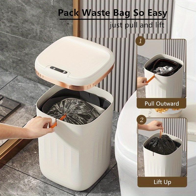 Intelligent Induction Trash Can Living Room Bedroom Rechargeable Waterproof Anti-odor Automatic Opening Of The Lid Rubbish Bin