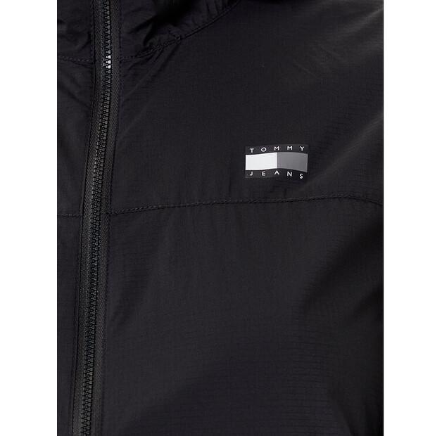 Windbreaker Tommy Jeans DW0DW21188, Black, Standard Fit