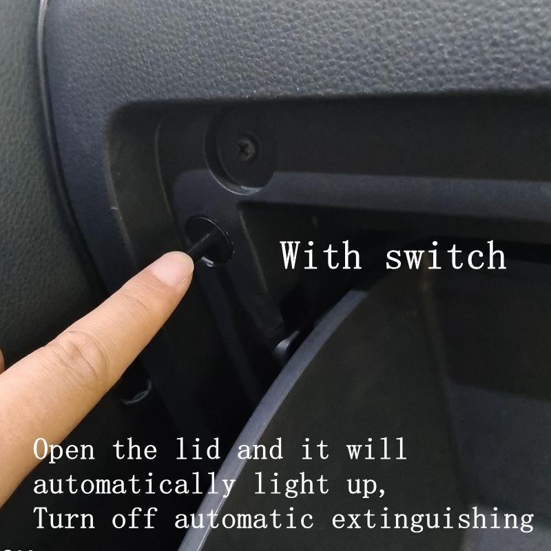 For toyota rav4 xa50 -2024 corolla altis/cross -2024 LED Car Glove Box Light Storage Compartment Light Lamp With switch
