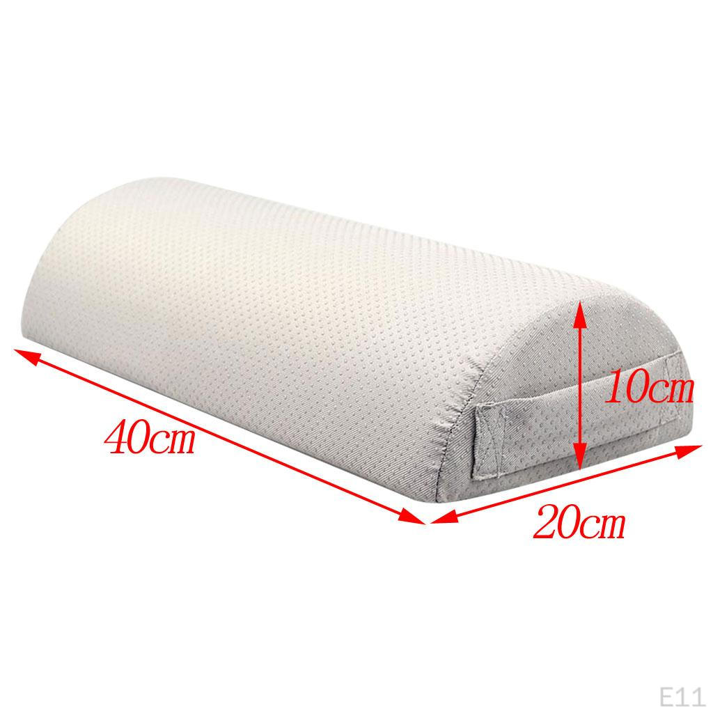Footrest Pillow Bolster Comfortable Half Cylinder Foot Cushion
