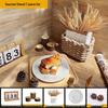 Retro Window Cake Baking Photography Background Board - Wood Grain Props for Studio Scenes