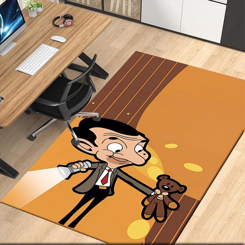 Kober s potiskem Mr Beana pro kancelářskou židli, obývací pokoj, ložnici, kuchyň, dekorace, dárky