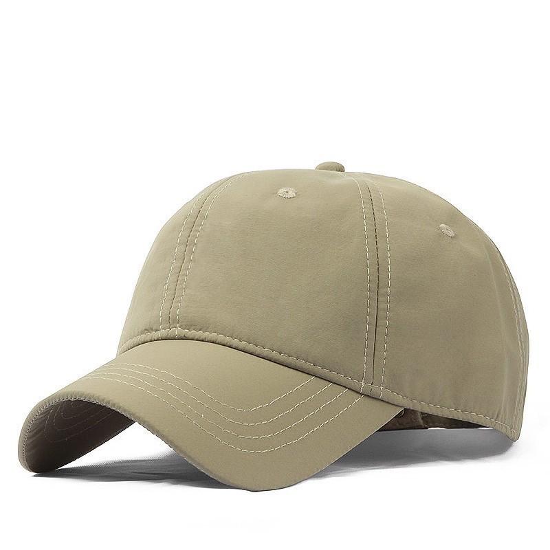 Man met groot hoofd grote maat honkbalpetten zomer buiten dun sneldrogend zonnehoed mannen katoen grote maat sportpet 56-60cm 60-64cm 55 to 60cm beige