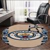 Manchester City FC Print Ronde Vloerkleed, Wasbaar Vloerkleed, Voor Entree Slaapzaal Wasruimte Kantoor Studiekamer, Woondecoratie Verjaardag Kerstcadeau