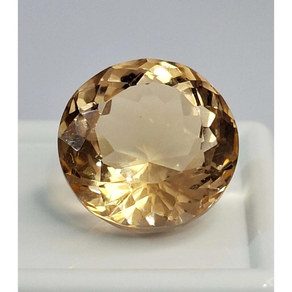 Stunning Natural Light Brown Morganite 16-18 Ct Round Cut Certified Gemstone