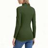 Women's Solid Color Warm Long Sleeved Pullover Maternity Top