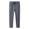 Men's Cool Skin-friendly Casual Pants Daily Jogging Speed Dry Sweatpants Summer Stretch Stylish Pants Black and Grey