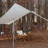 2Pcs Camping Canopy Pole Aluminum Alloy Telescopic Tent Support Foldable Beach Shelter Awning Pole For Outdoor Adjustable