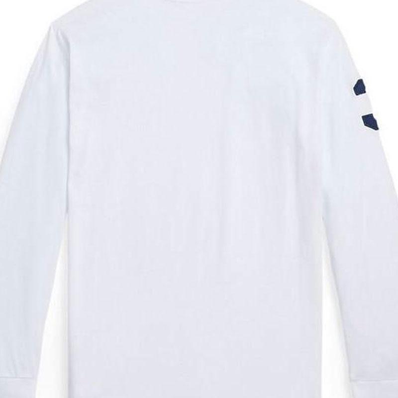Polo Ralph Lauren Kids T-Shirt Ss23 Logo Embroidered Crew Neck Long Sleeve Kids Tops White 323853891-009