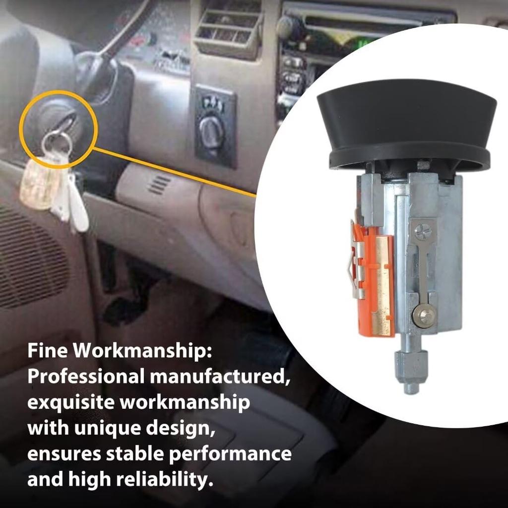 Xspeedonline DL588 LC6177 Door Lock Cylinders and Ignition Switch with Keys Fit for Ford Ranger 1997-2007