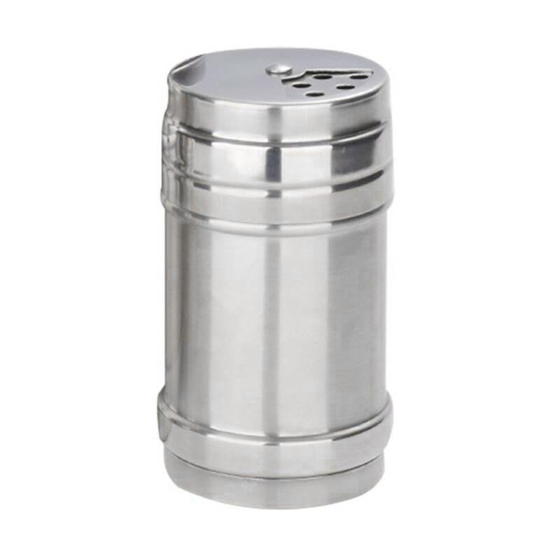 Salt Seasoning Tank Box Toothpick holder Kitchen Stainless Steel Granular