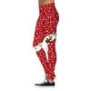 Fashion Christmas Print Fitness Sports Hip Lifting High Waist Bottom Pants Women Yoga Pants