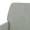 Vidaxl Fotel, Jasnoszary, 62X79X79 Cm, Obity Aksamitem