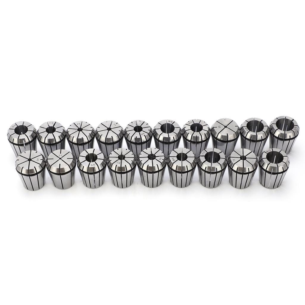 19Pcs Set ER32 2‑20mm Collet Chuck Milling Chucks CNC Tools For Engraving Machine Tapping Tools