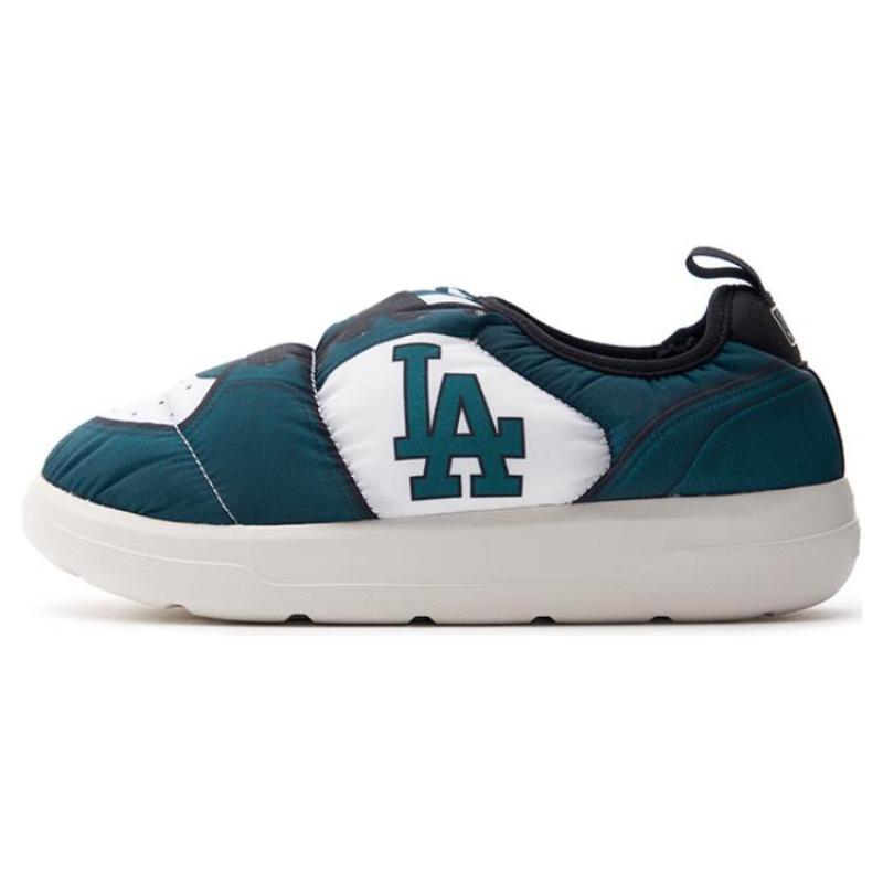 MLB Массивные Классические A ФЛИСОВЫЕ Нескользящие Водонепроницаемые Термо Низкие Повседневные Кроссовки Женские Темно-зеленые 3AWBPSP36-07GND 39