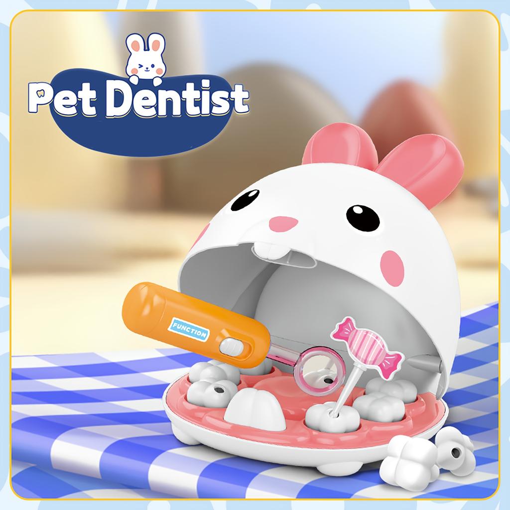 Learning Dentist Toy Set, Pretend Dental Playset for Youngsters 3+ Years Old