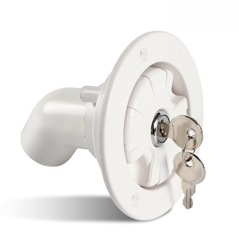 Water Inlet With Lock Water Tank Filling Port Camper Waterway RV System Boat Camper Trailer Caravan Accessories