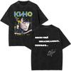 Legendary Russia Rock Band Viktor Tsoi Kino Vintage Washed Tshirts Men Women Clothing Fashion Oversized Cotton Casual T Shirt