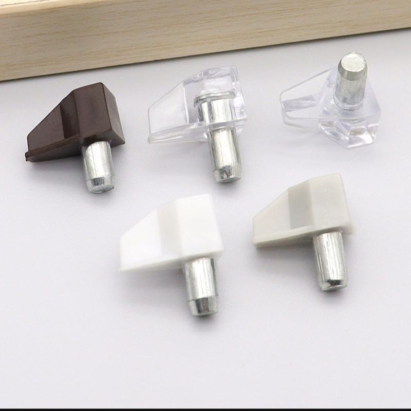 50/100Pcs Clapboard Layer Support Pins/Plastic Cabinet Shelf Support Peg/Fixing Partition Pin Holder/Shelves Support Pegs Pins