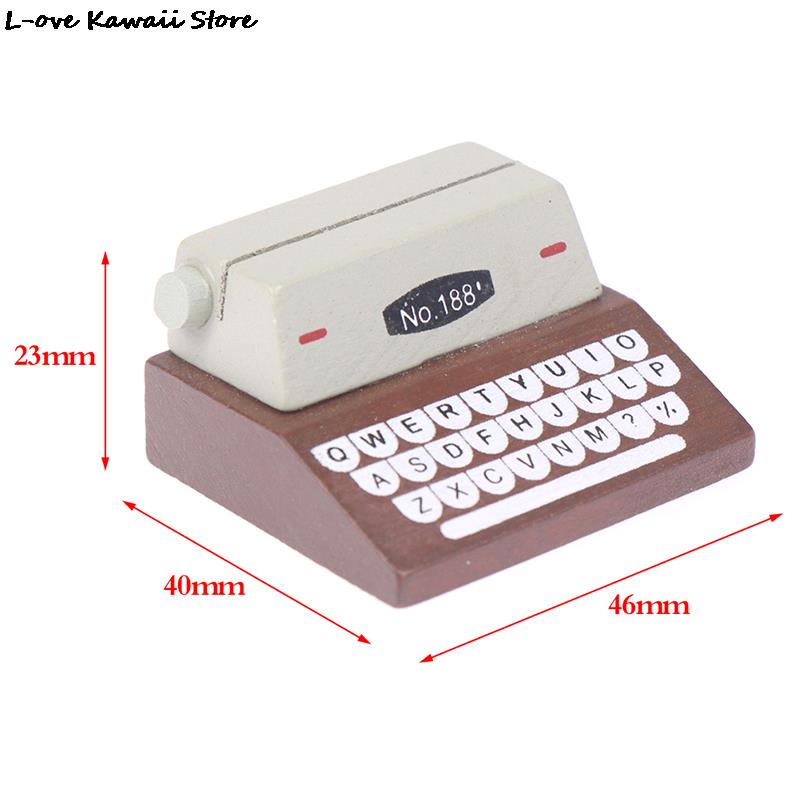 Miniature Dollhouse Furniture Set For Dolls House Mini Toy Kit Accessories TV Kitchen Home Fridge Kids Pretend Play Diy Figurine