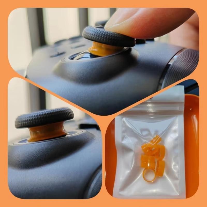 8pcs Silicone Joysticks Protector Rings Analogs Stick Defense Rings Gaming Accessories Suitable for P5 Controllers