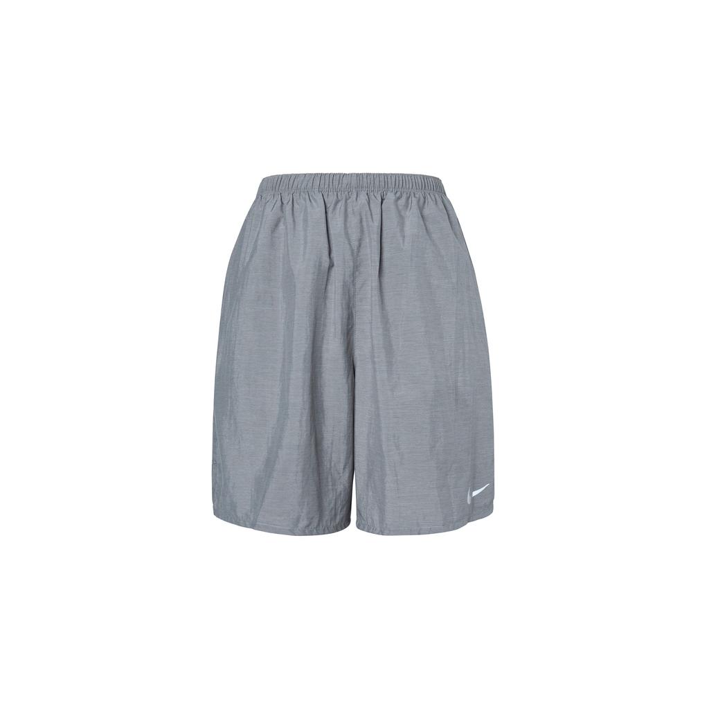 Nike Solid Color Logo Sports Casual Woven Shorts Men Bottoms Grey CZ9069-084