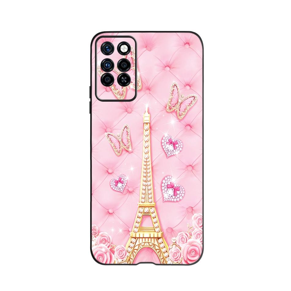 Süße Hülle Für Infinix Note 10 Pro NFC X695C X695 Handyhülle Schwarzes Silikon Weiche Hülle Für Infinix Note 10 Funda Note10 Pro 6.95"