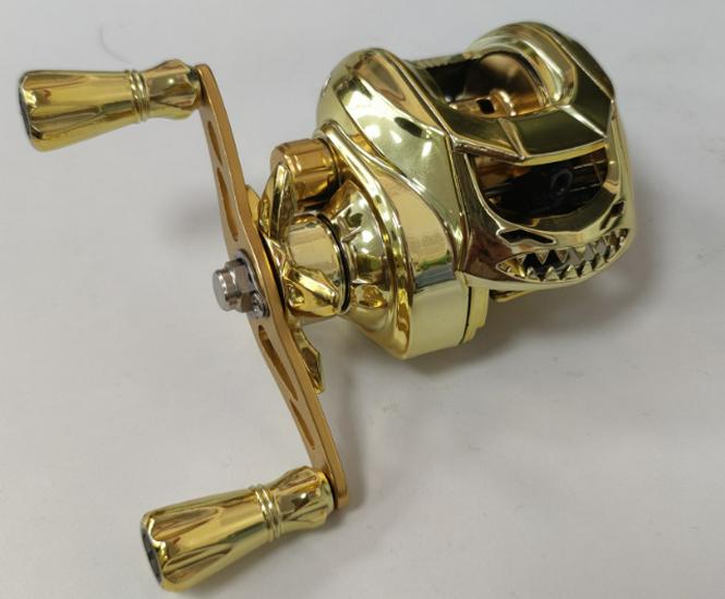 

Новая цельнометаллическая рыболовная катушка Luya из золота/серебра с противовзрывной леской для дальних забросов