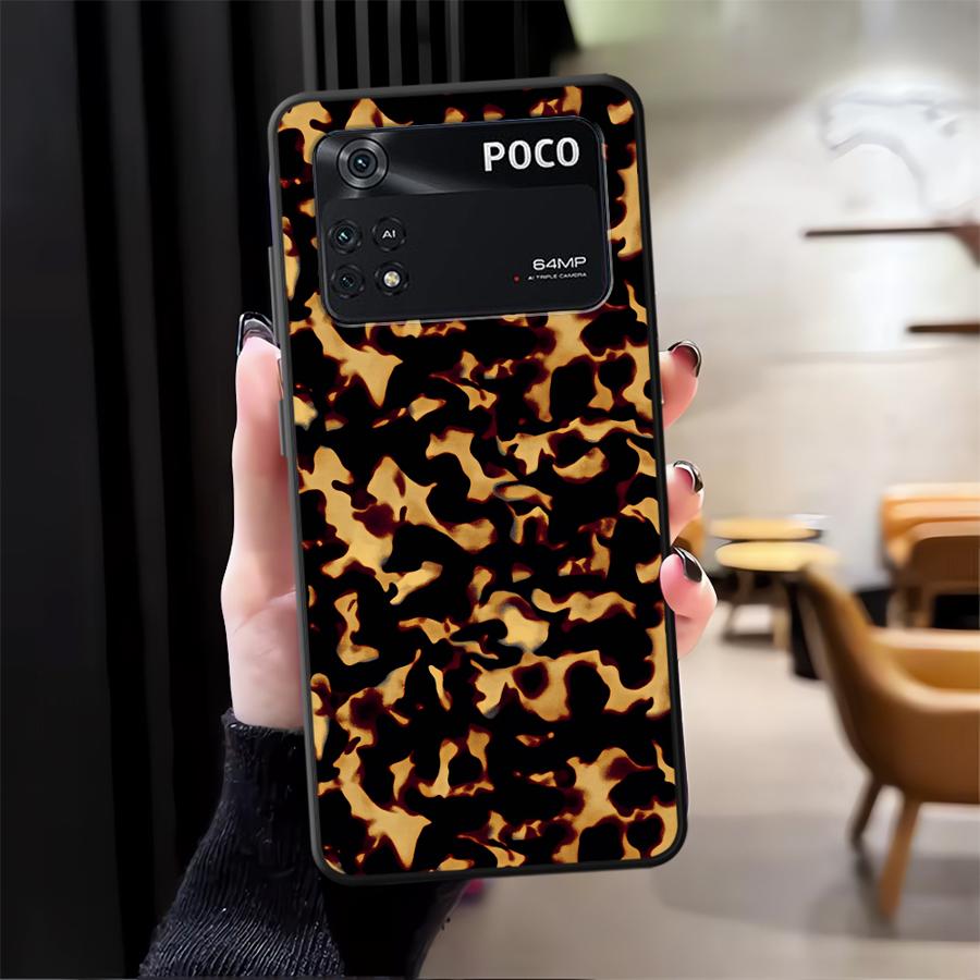 

Case for Xiaomi Poco F8 M3 M4 M7 C75 C71 C50 F1 M5 X3 X4 X5 X7 Pro F3 C61 Funda Phone Cover Cow Spotted Cow Pattern Poco C50