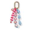 Travel Use Fish Keychain 1Pcs Bag Charm Ceramic Watermelon Beaded Tennis Pendant Portable Luggage Pendant Decor for Women