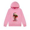 Minecraft Christmas Santa Claus Hoodie age 4-14 Pullover Sweatshirt for Kids Boys Girls Christmas Gift Costume cartoon print New Year gift