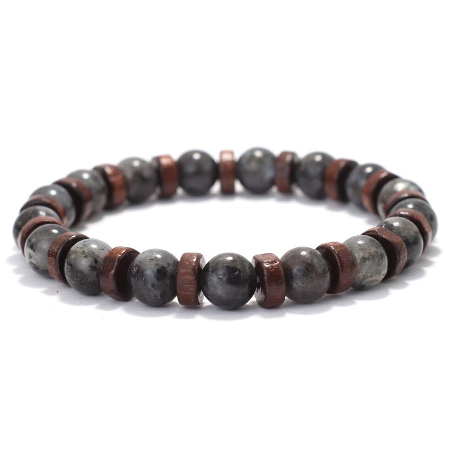 

Ретро мужские браслеты ручной работы из натуральной бирюзы с тигровым глазом и скорлупой кокоса, деревянные бусины, молитвенные повседневные аксессуары