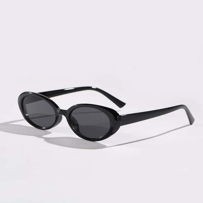 Vintage Oval Sunglasses Women Luxury Brand Designer Small Oval Sun Glasses Retro Black Red Glasses Ladies Goggle